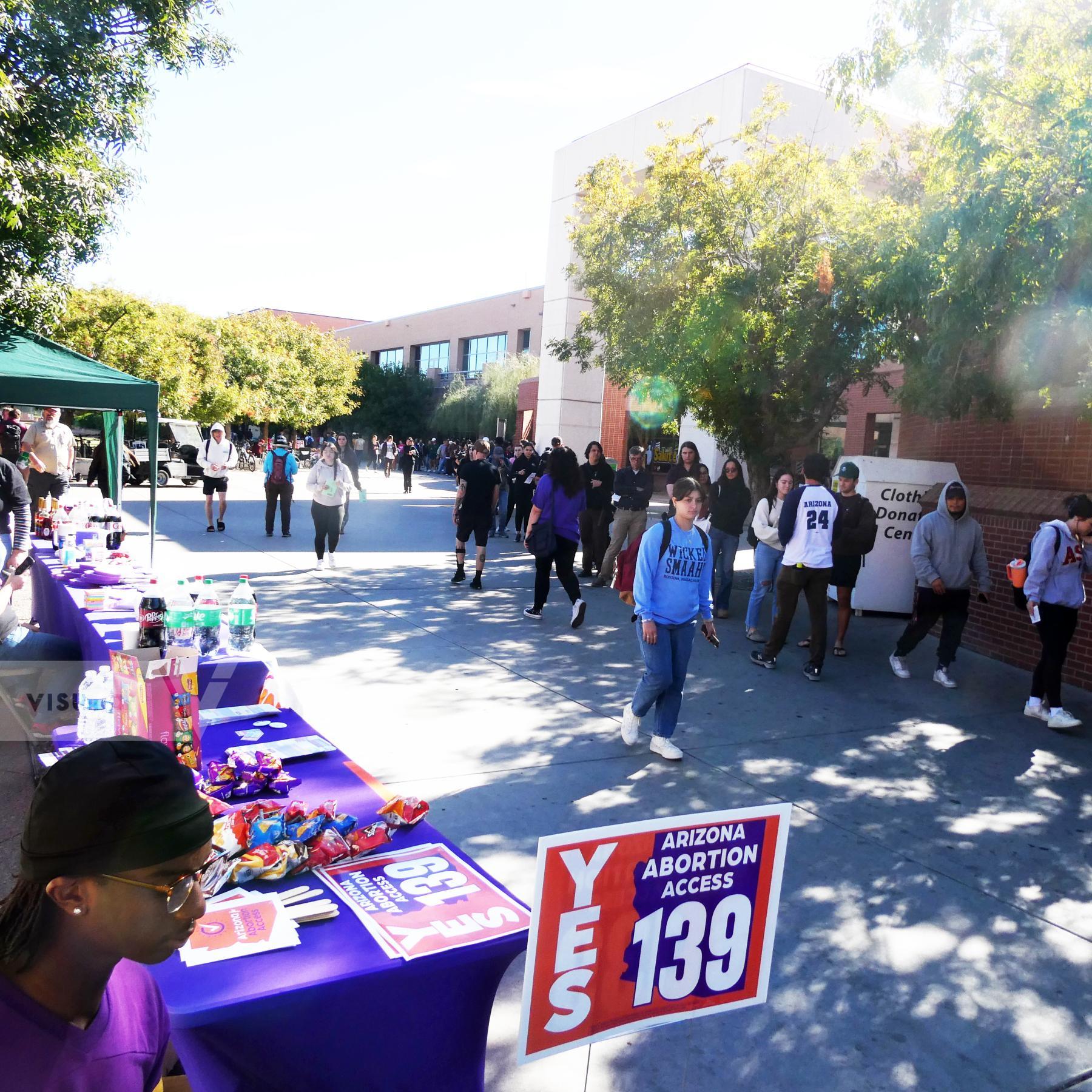 Purchase ASU Students Voting on ELection Day by Tish Lampert