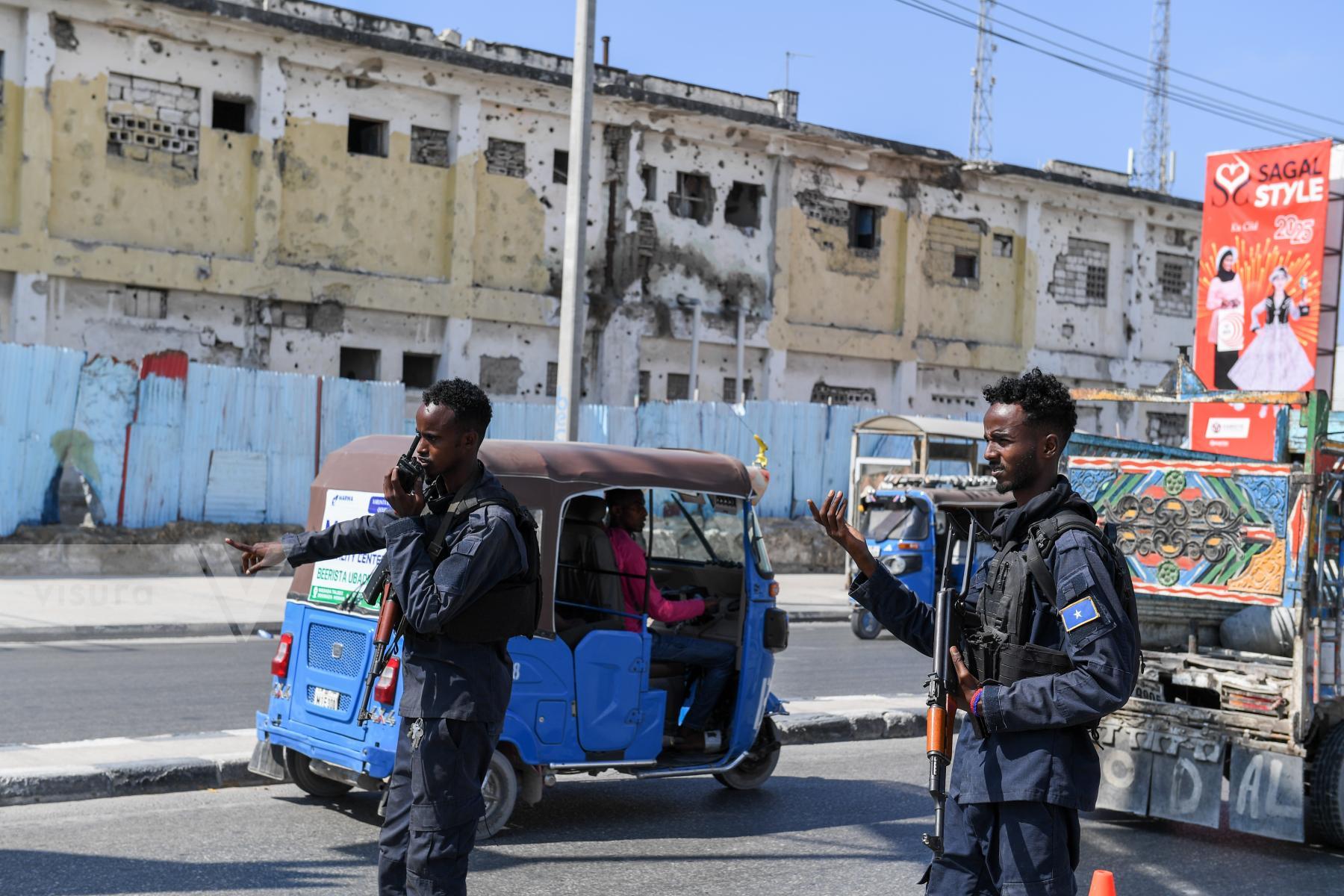 Purchase Somali Police Force Patrol Mogadishu during Ramadhan by Fardosa Hussein