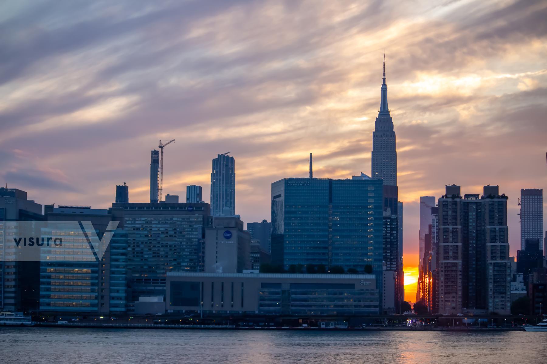 Purchase Manhattan Henge May 2025 by Bissera Videnova