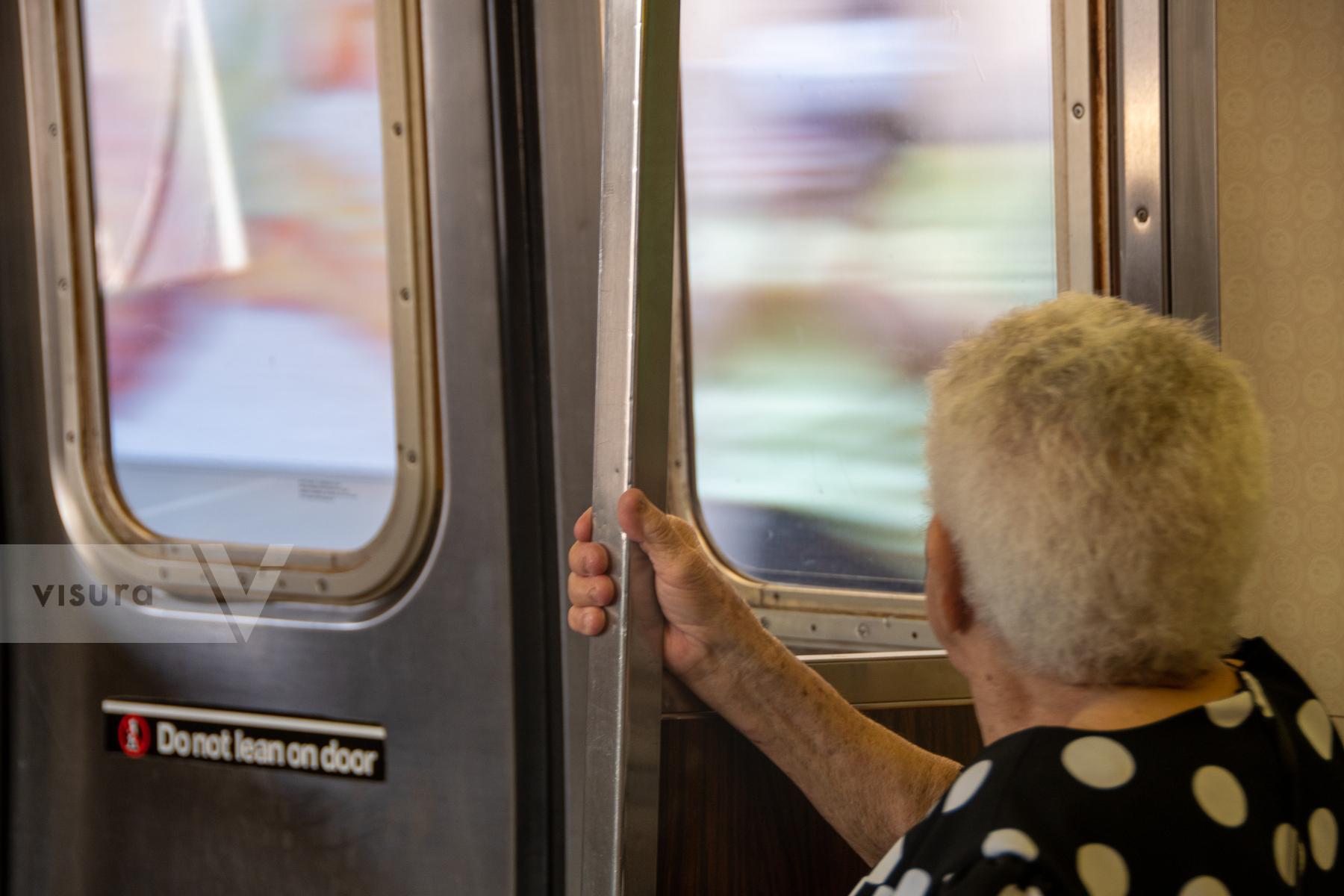 Purchase Old Woman On Train by James Reade Venable