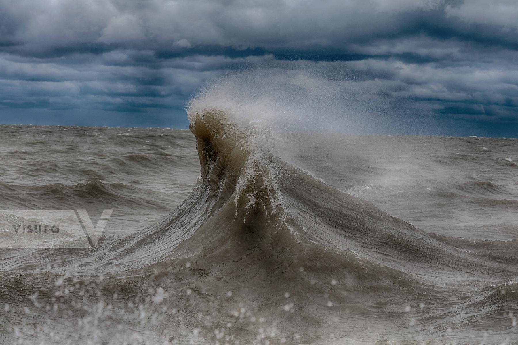 Purchase Storm over Lake Michigan by Jean-Marc Giboux