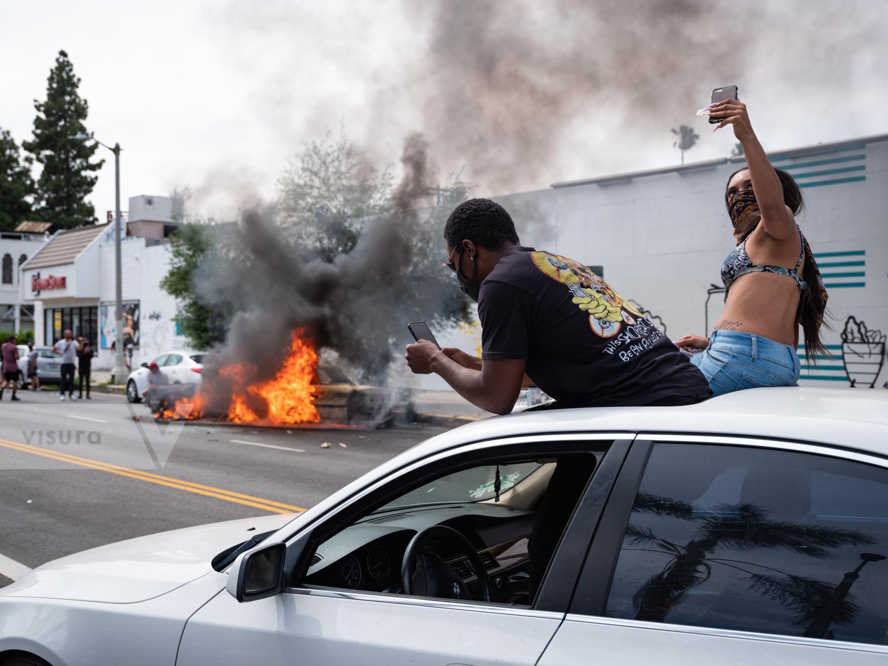 Purchase Selfies and a Burning Car by Molly Peters
