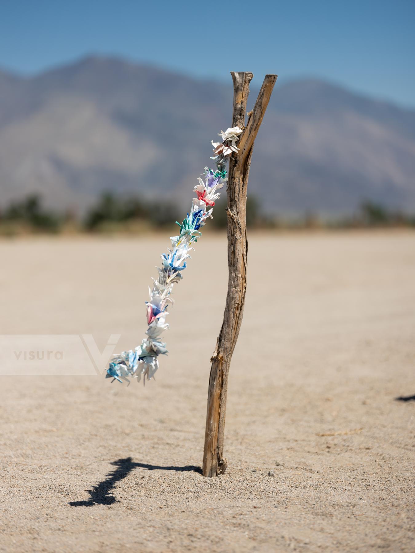 Purchase Paper Cranes, Manzanar Graveyard by Molly Peters
