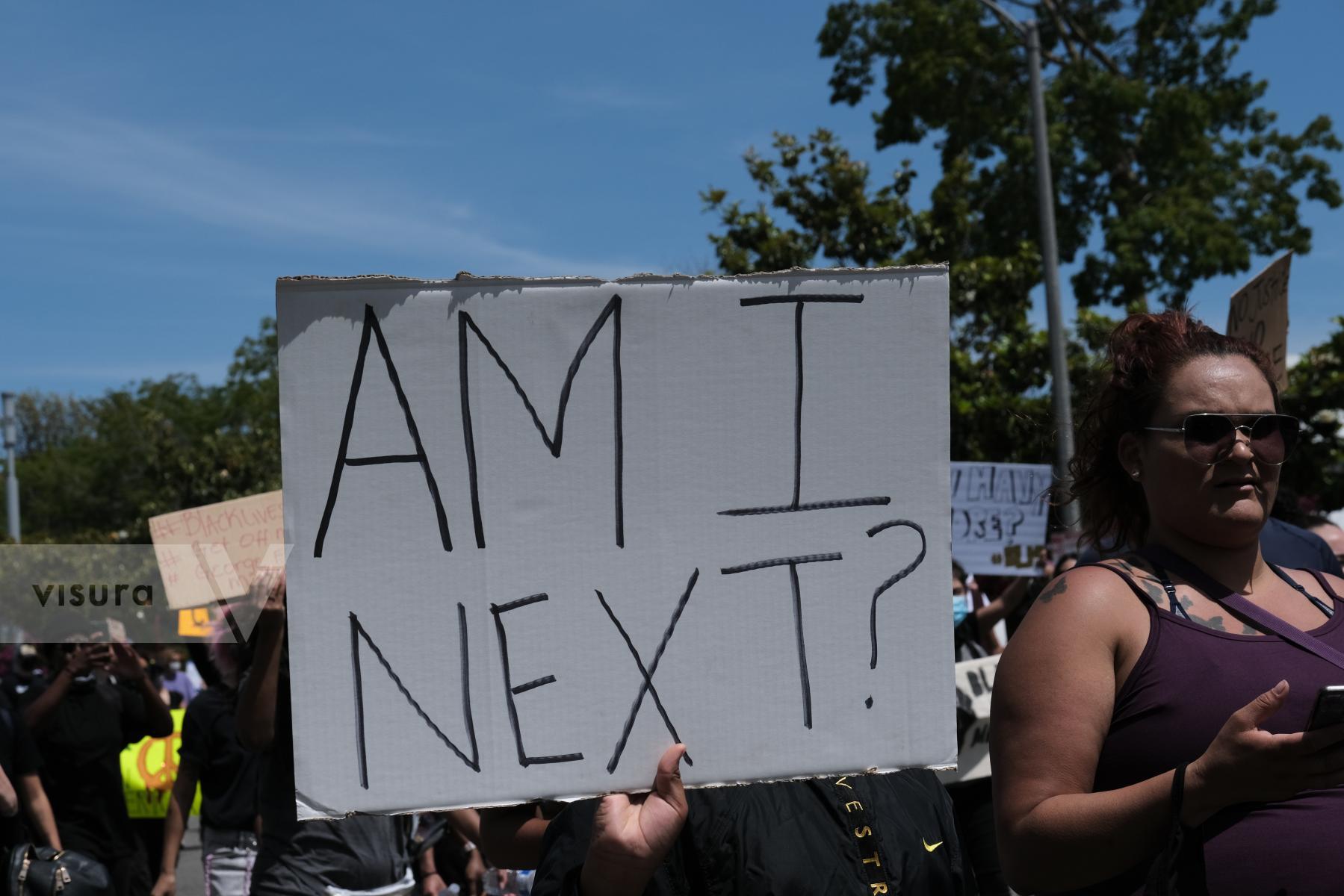 Purchase George Floyd Protest - Black Lives Matter  by Hannah Kozak