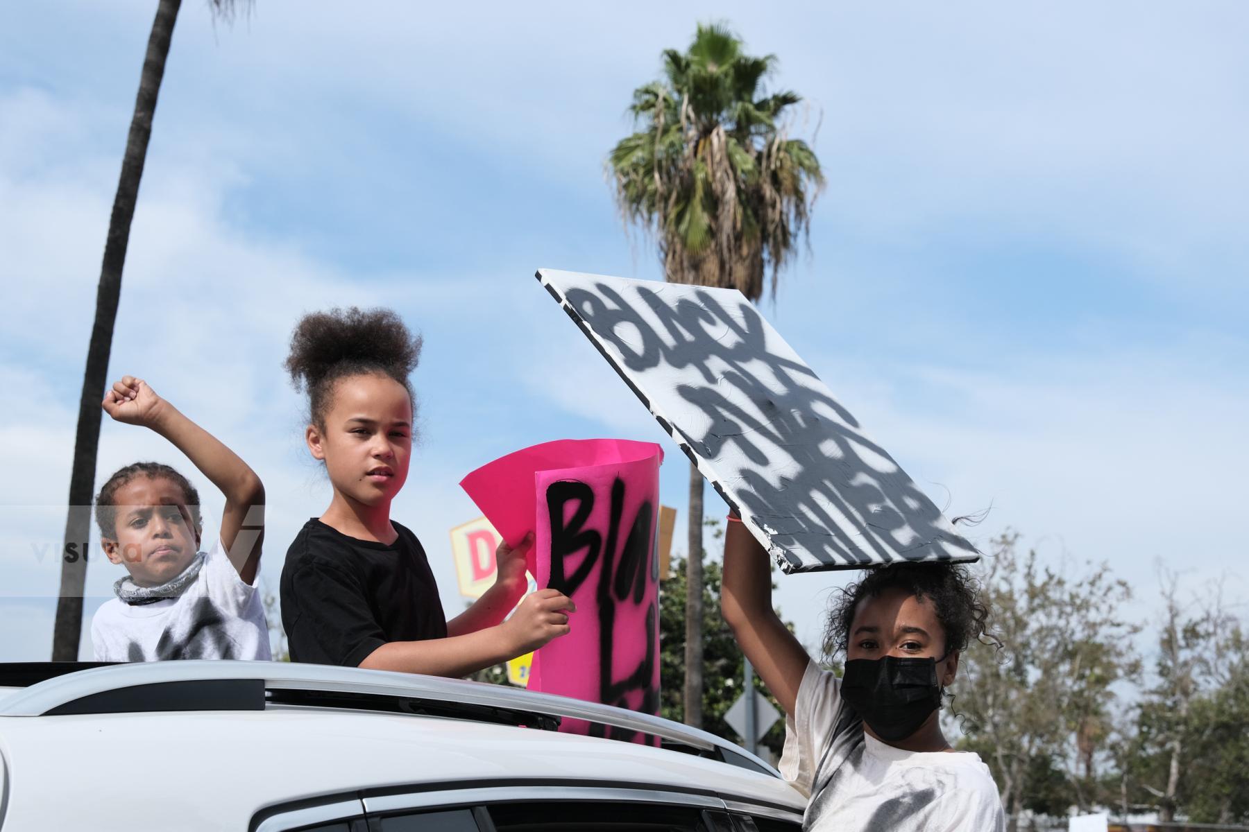 Purchase Children Protesting George Floyd Death by Hannah Kozak