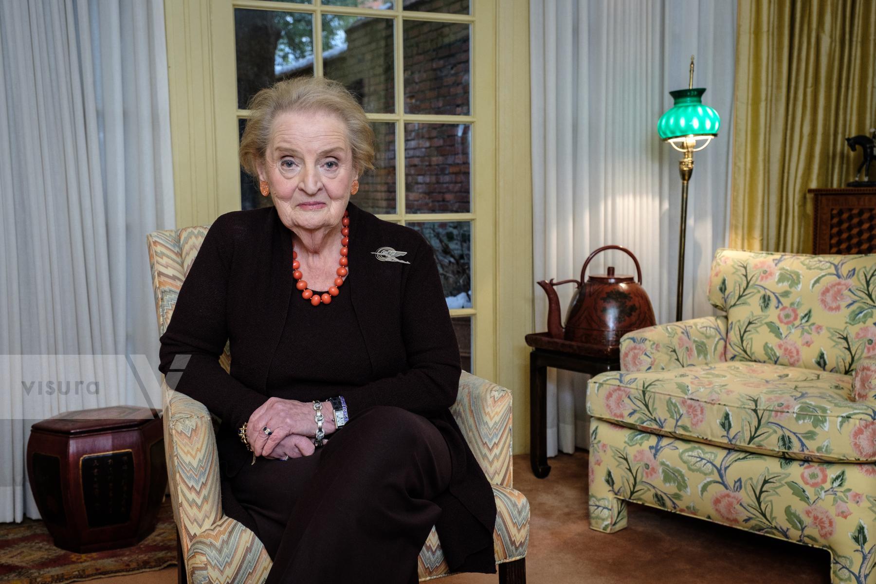 Purchase Portrait of Madeleine Albright for the Financial Times by Carla Cioffi