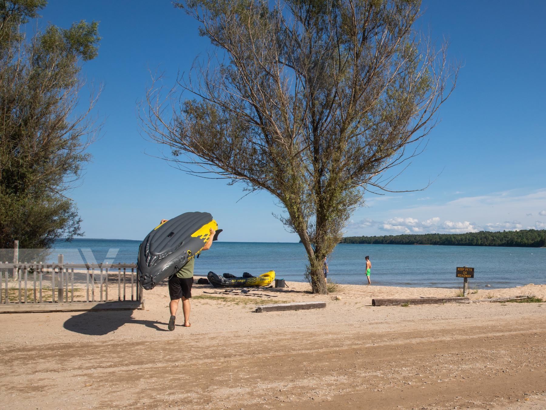 Purchase Canoeing on Lake Huron by Katie Linsky Shaw