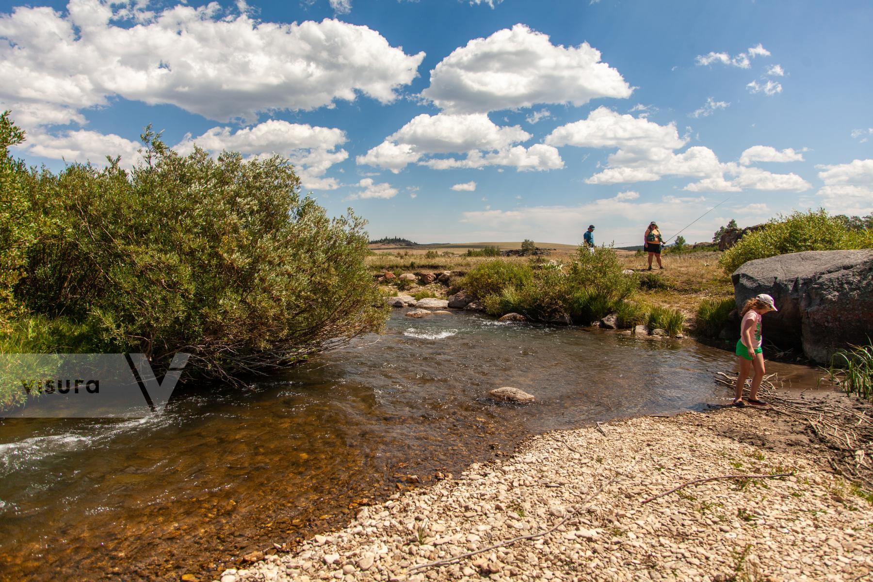 Purchase Fishing the Tongue River, Wyoming by Katie Linsky Shaw