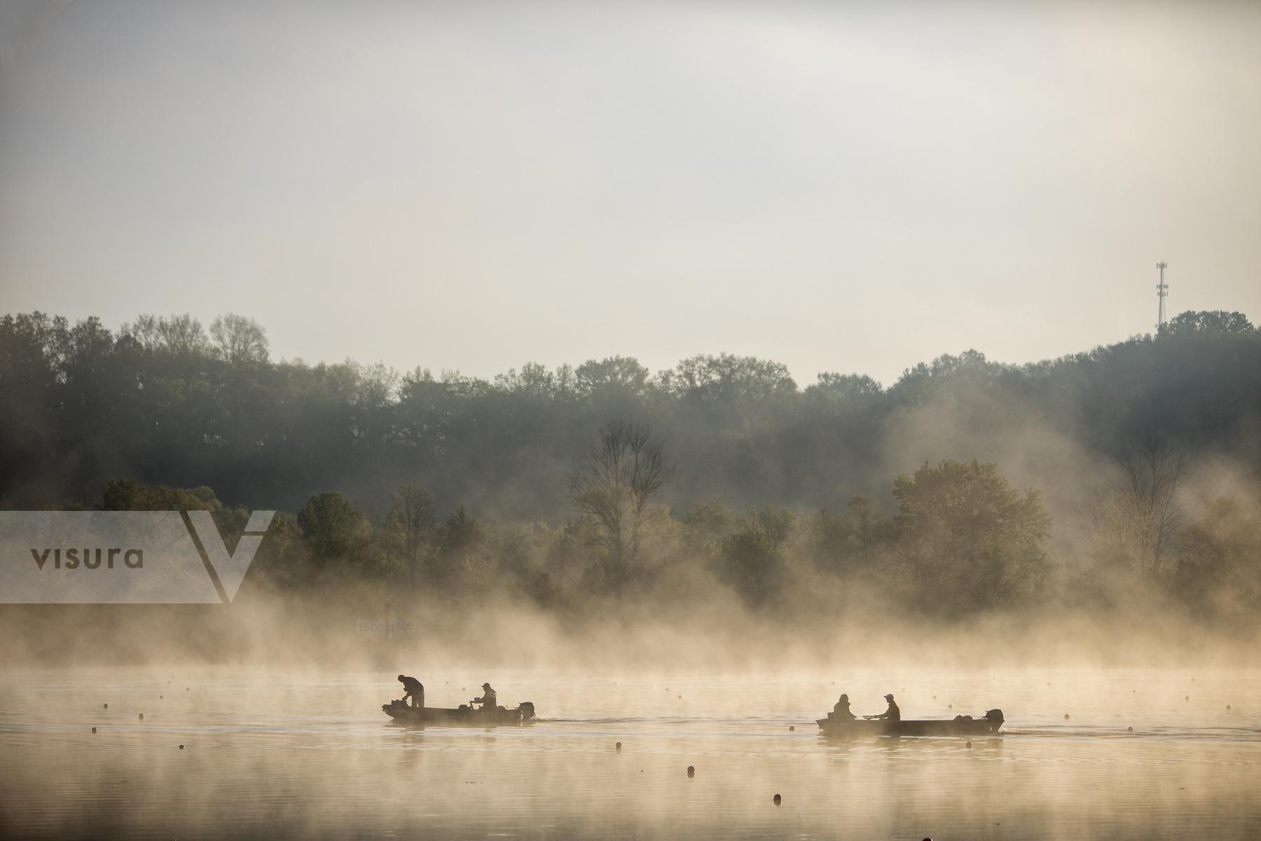 Purchase Foggy Morning Fishing by Katie Linsky Shaw