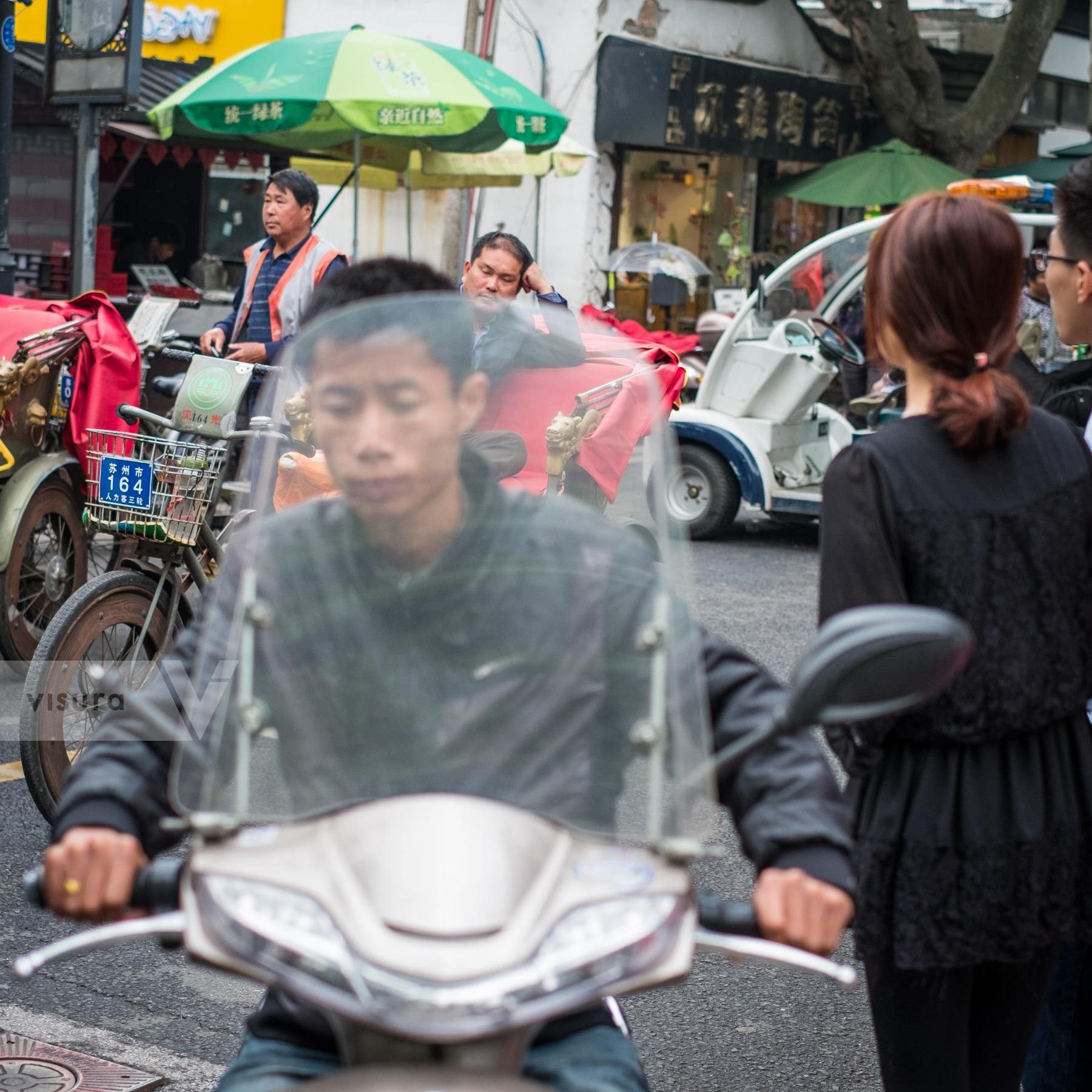 Purchase Suzhou Street Scene by Carla Cioffi