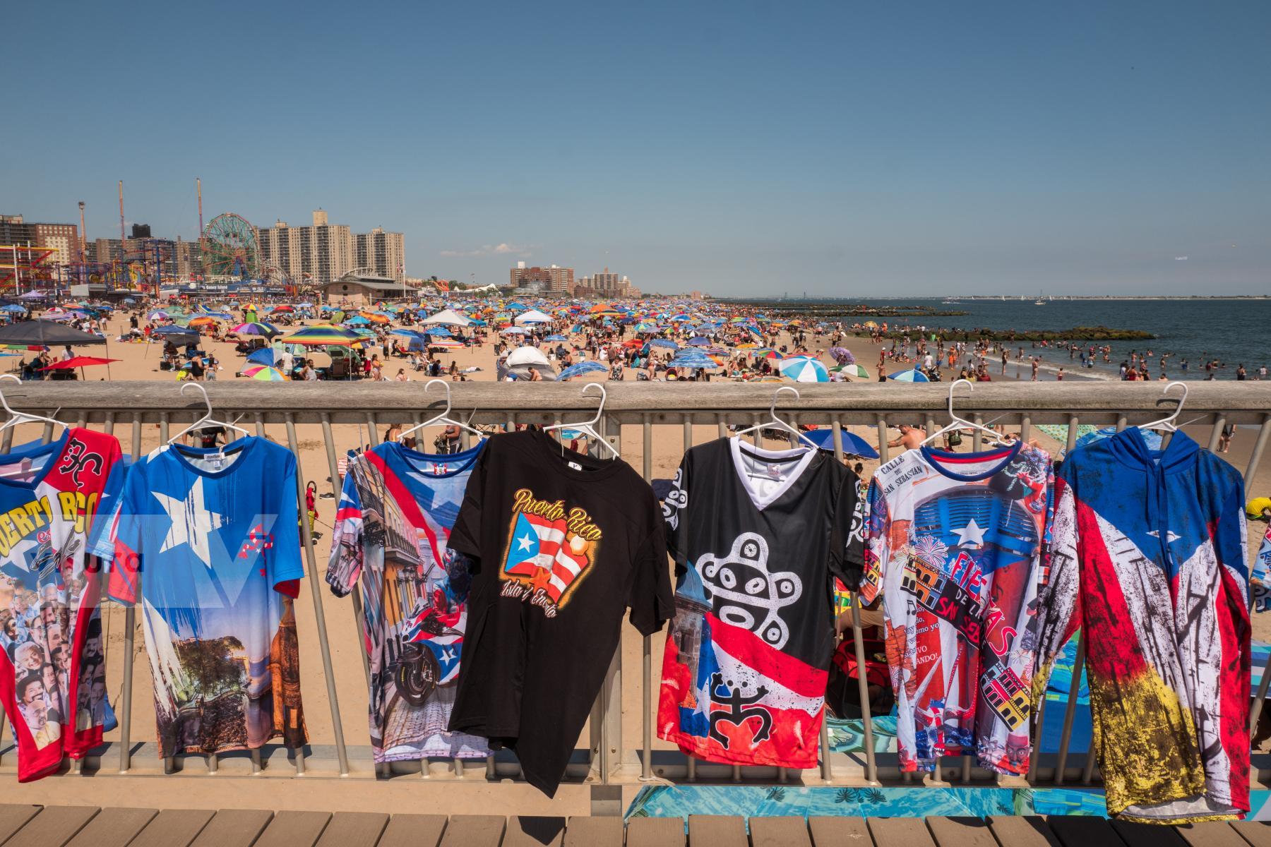 Purchase T-shirts, Coney Island, July 2022 by Susan Rosenberg Jones
