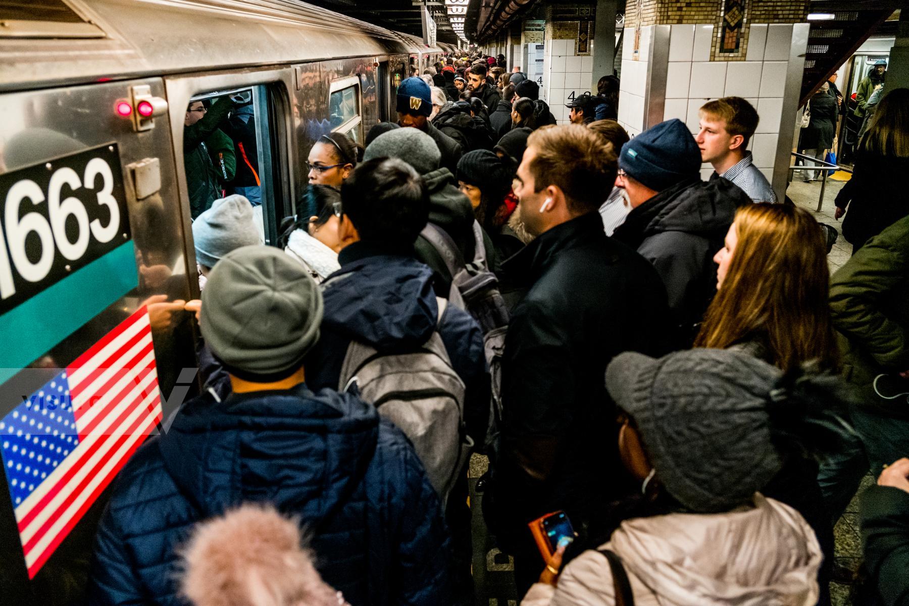Purchase Rush Hour/NYC Subway 191113005 by Kenneth Nelson