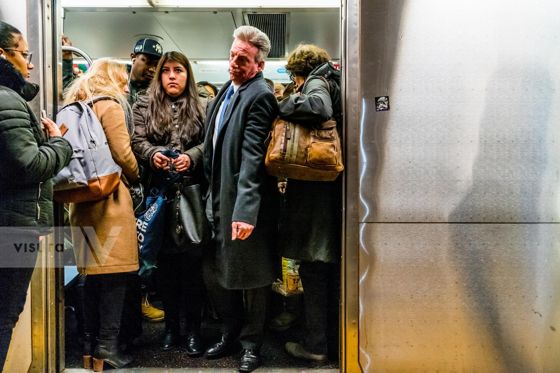 Purchase Rush Hour/NYC Subway 191213129 by Kenneth Nelson