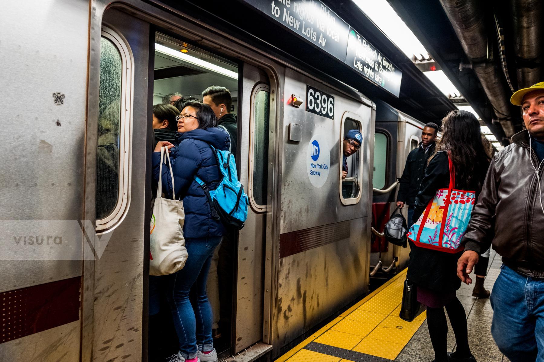 Purchase Rush Hour/NYC Subway 170421778 by Kenneth Nelson