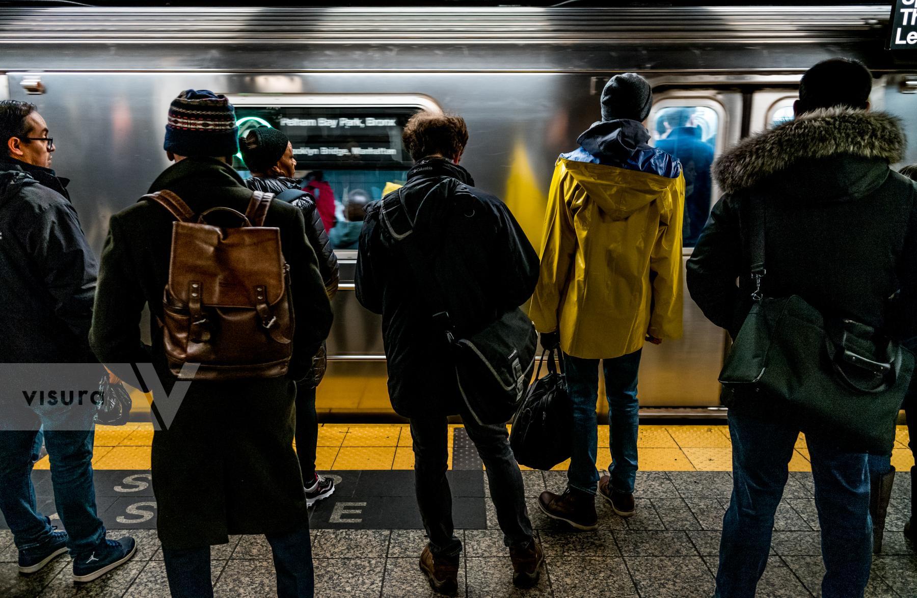 Purchase Rush Hour/NYC Subway 191213034 by Kenneth Nelson