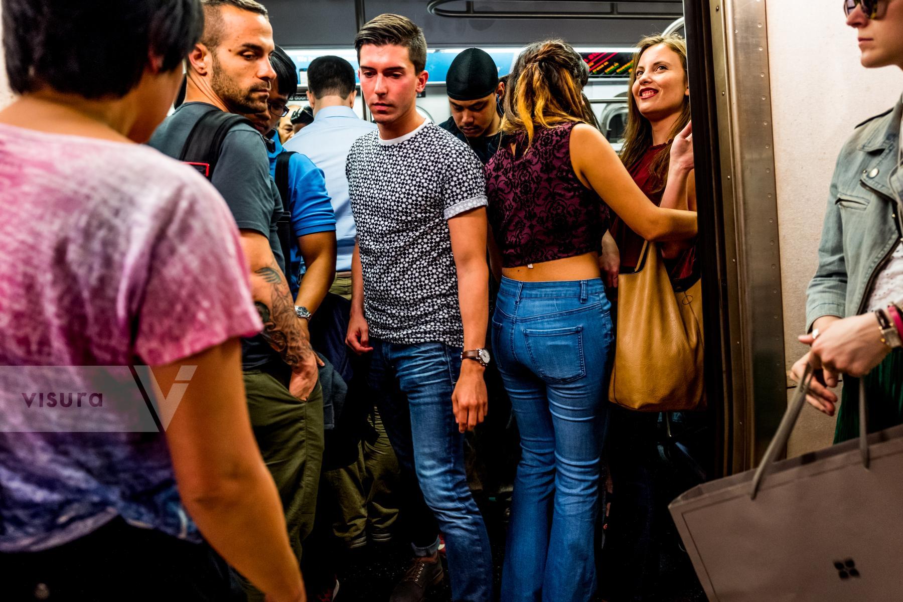 Purchase Rush Hour/NYC Subway 160610031 by Kenneth Nelson