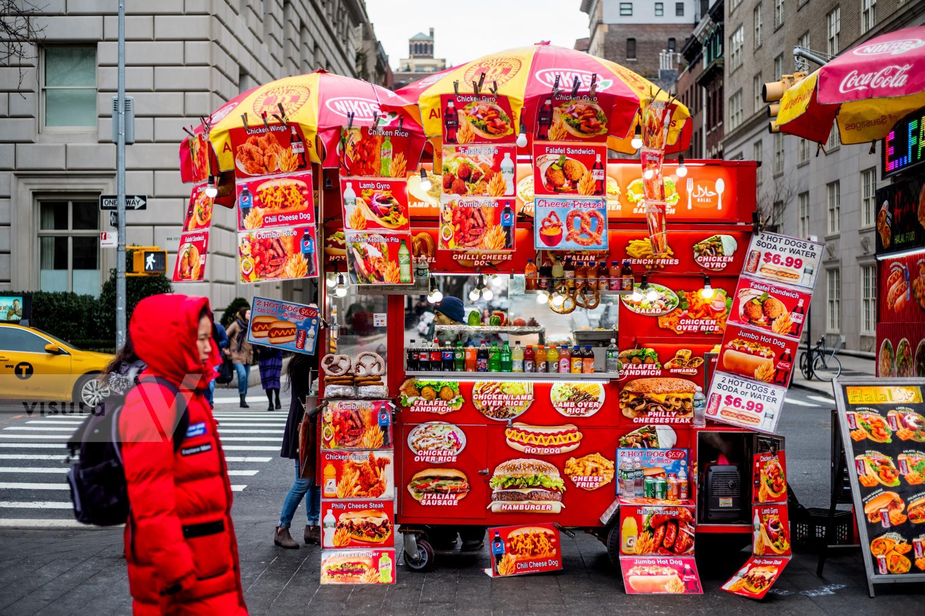 Purchase Street Food Vendor 200216017 by Kenneth Nelson