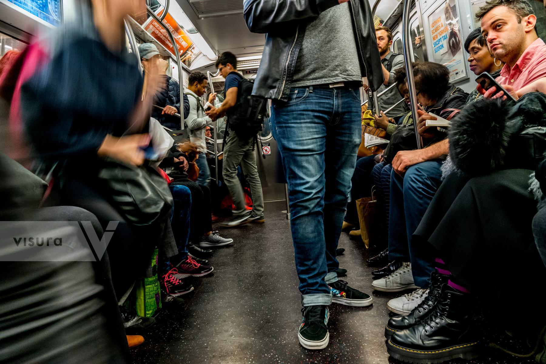 Purchase Rush Hour/NYC Subway 180221549 by Kenneth Nelson