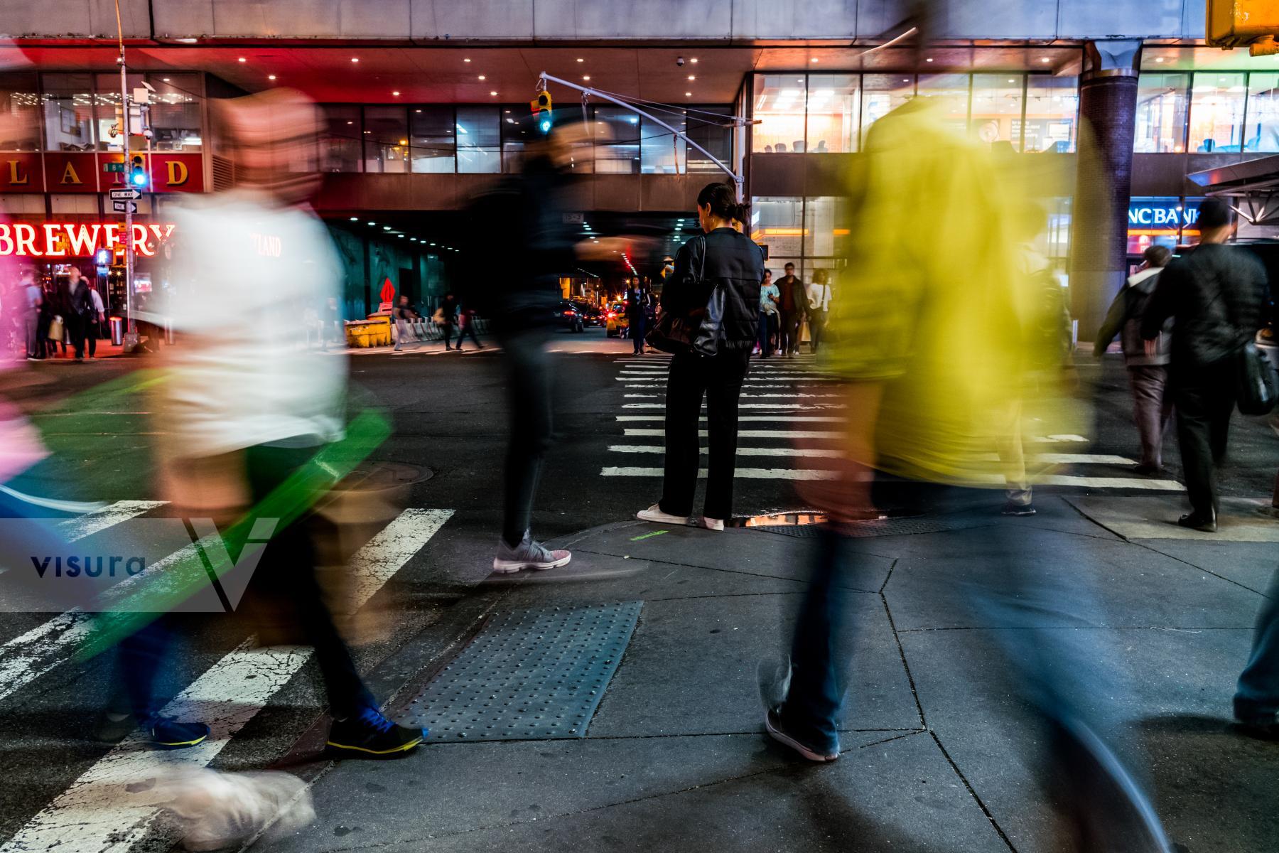 Purchase Rush Hour/Pedestrian Traffic 180221449 by Kenneth Nelson