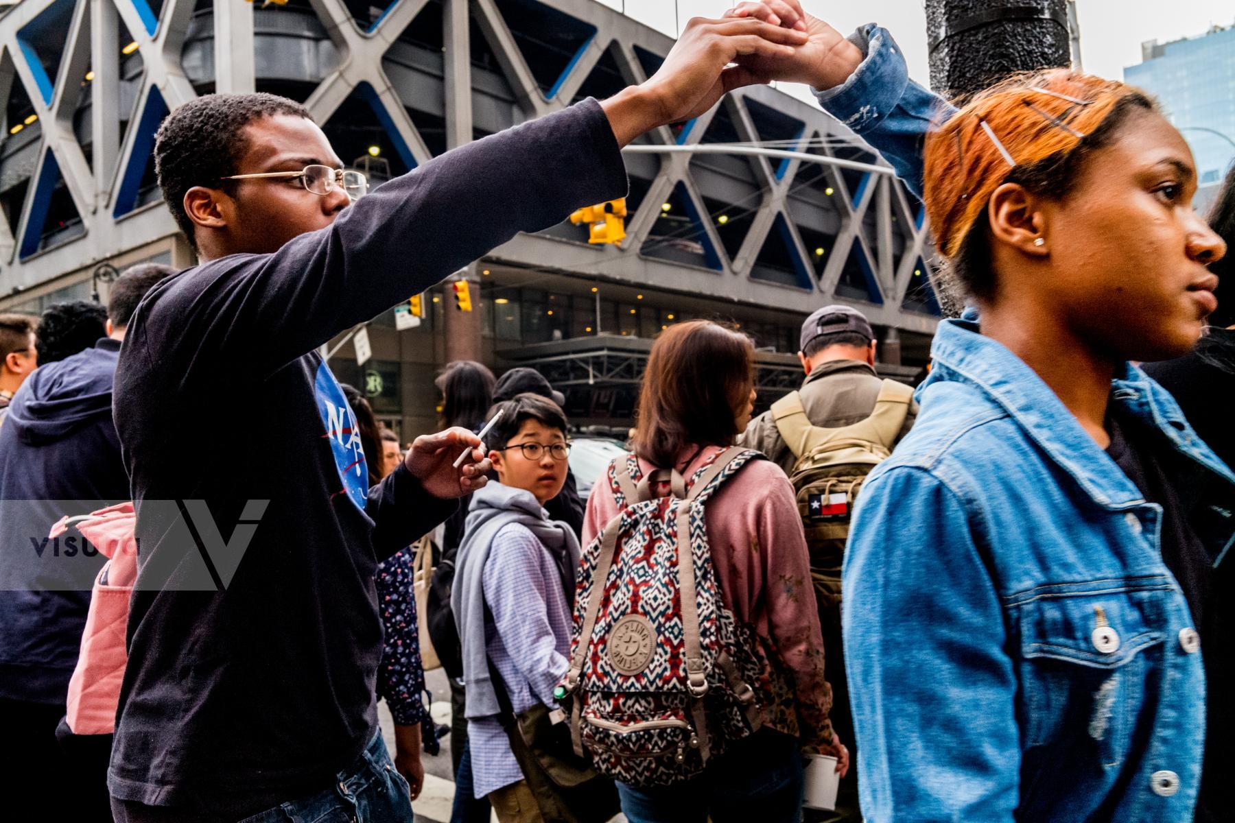 Purchase Rush Hour/Pedestrian Traffic 190523049 by Kenneth Nelson