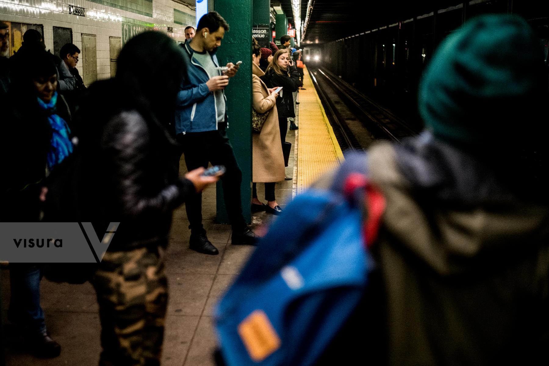 Purchase Rush Hour/NYC Subway 200303006 by Kenneth Nelson