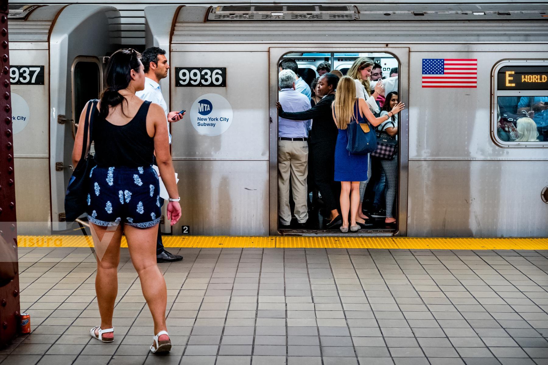 Purchase Rush Hour/NYC Subway 180724169 by Kenneth Nelson
