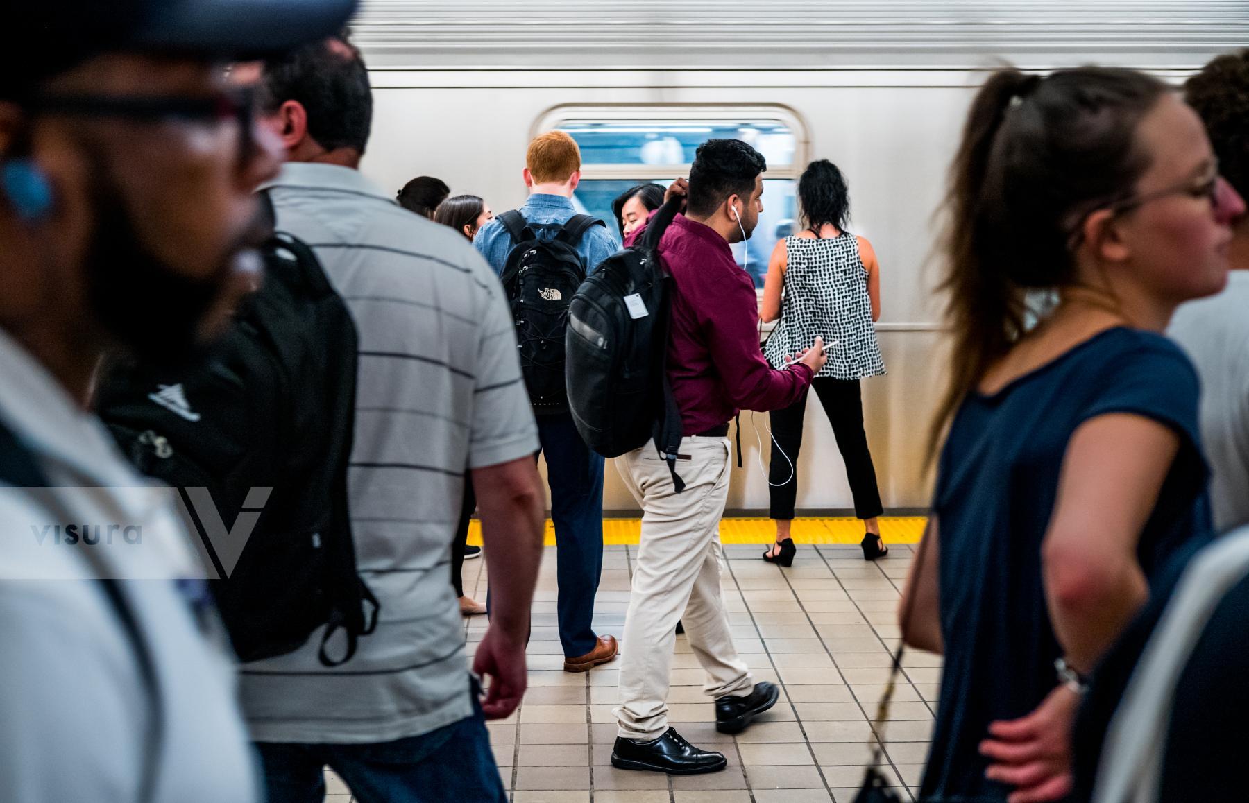 Purchase Rush Hour/NYC Subway 180724152 by Kenneth Nelson