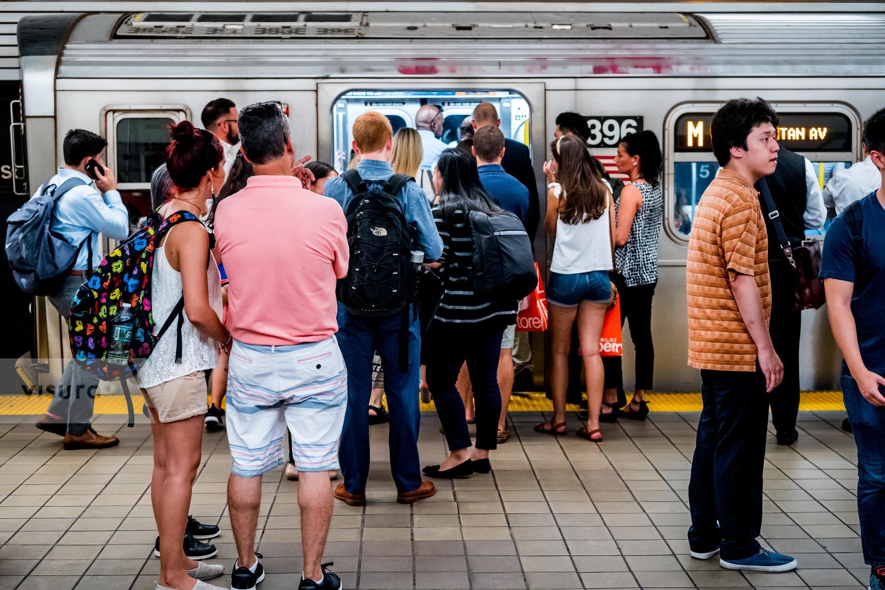 Purchase Rush Hour/NYC Subway 180724144 by Kenneth Nelson