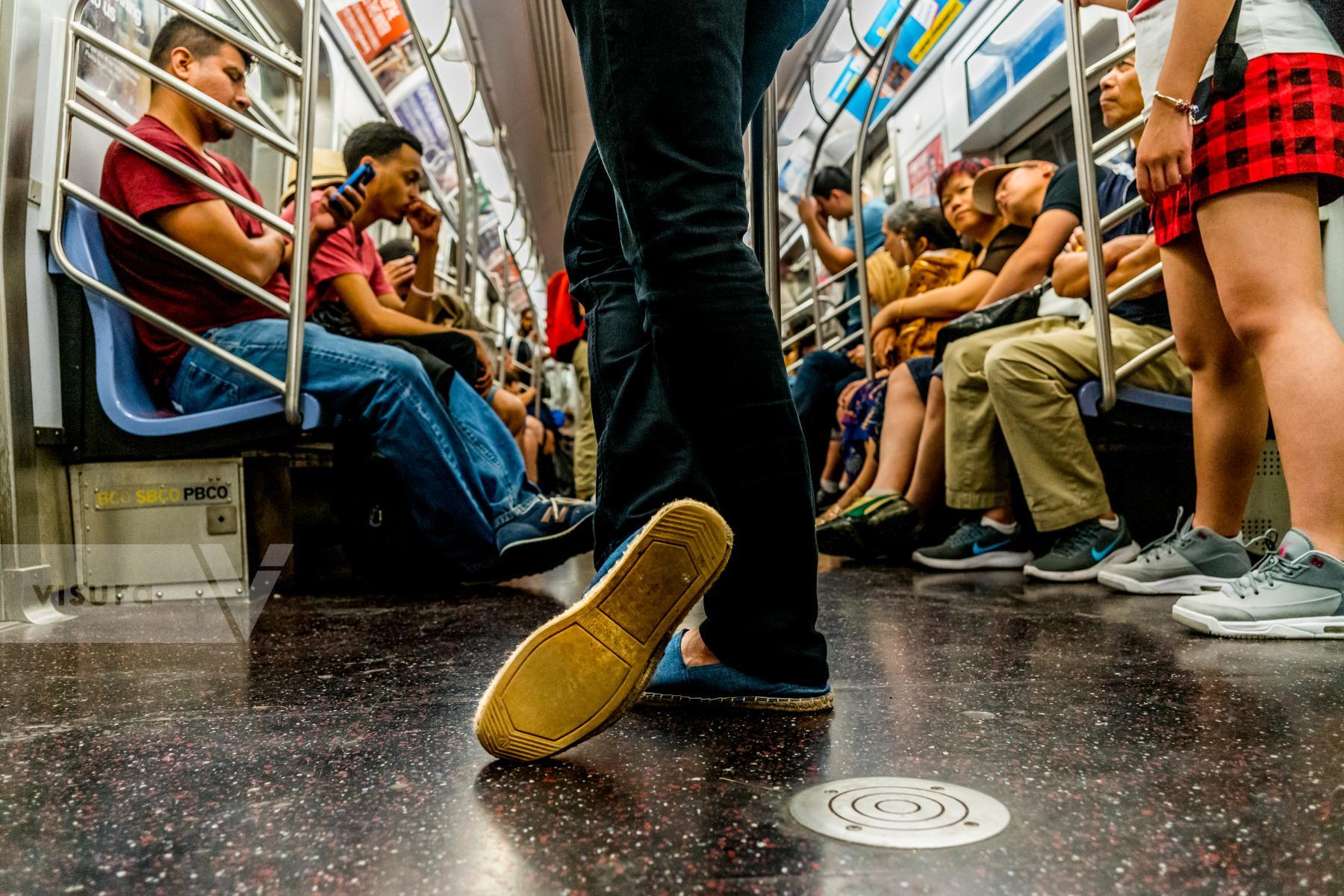 Purchase Subway Commuters 180721672 by Kenneth Nelson