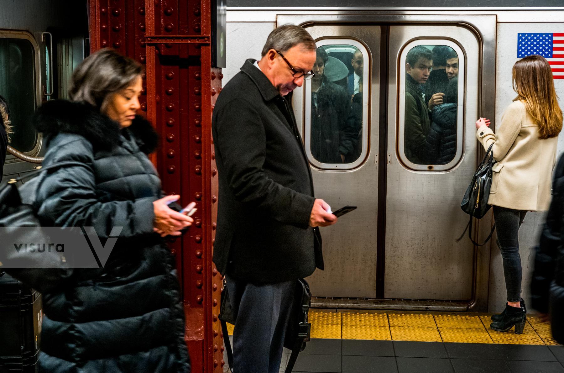 Purchase Rush Hour/NYC Subway 180724144 by Kenneth Nelson