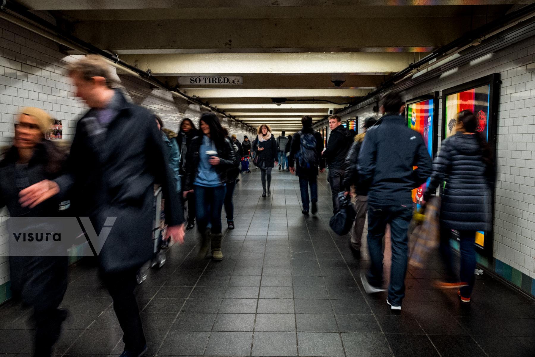 Purchase Times Square Subway Passageway 160117401 by Kenneth Nelson