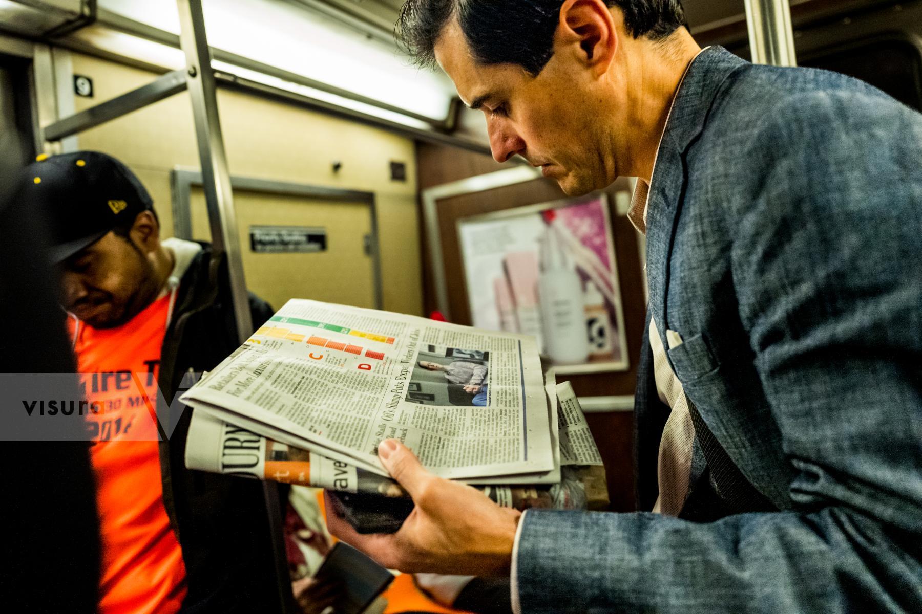 Purchase Rush Hour/NYC Subway 160421013 by Kenneth Nelson