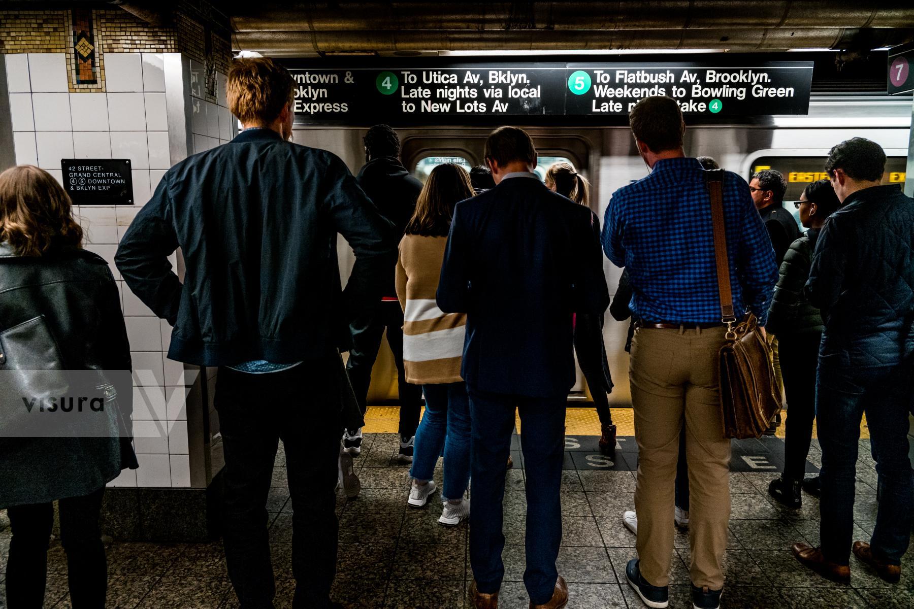 Purchase Rush Hour/NYC Subway 191011002 by Kenneth Nelson