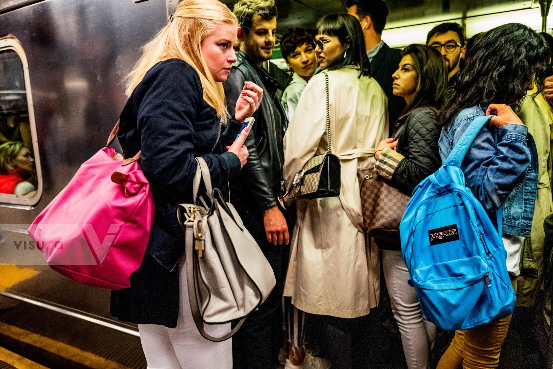 Purchase Rush Hour/NYC Subway 170607346 by Kenneth Nelson