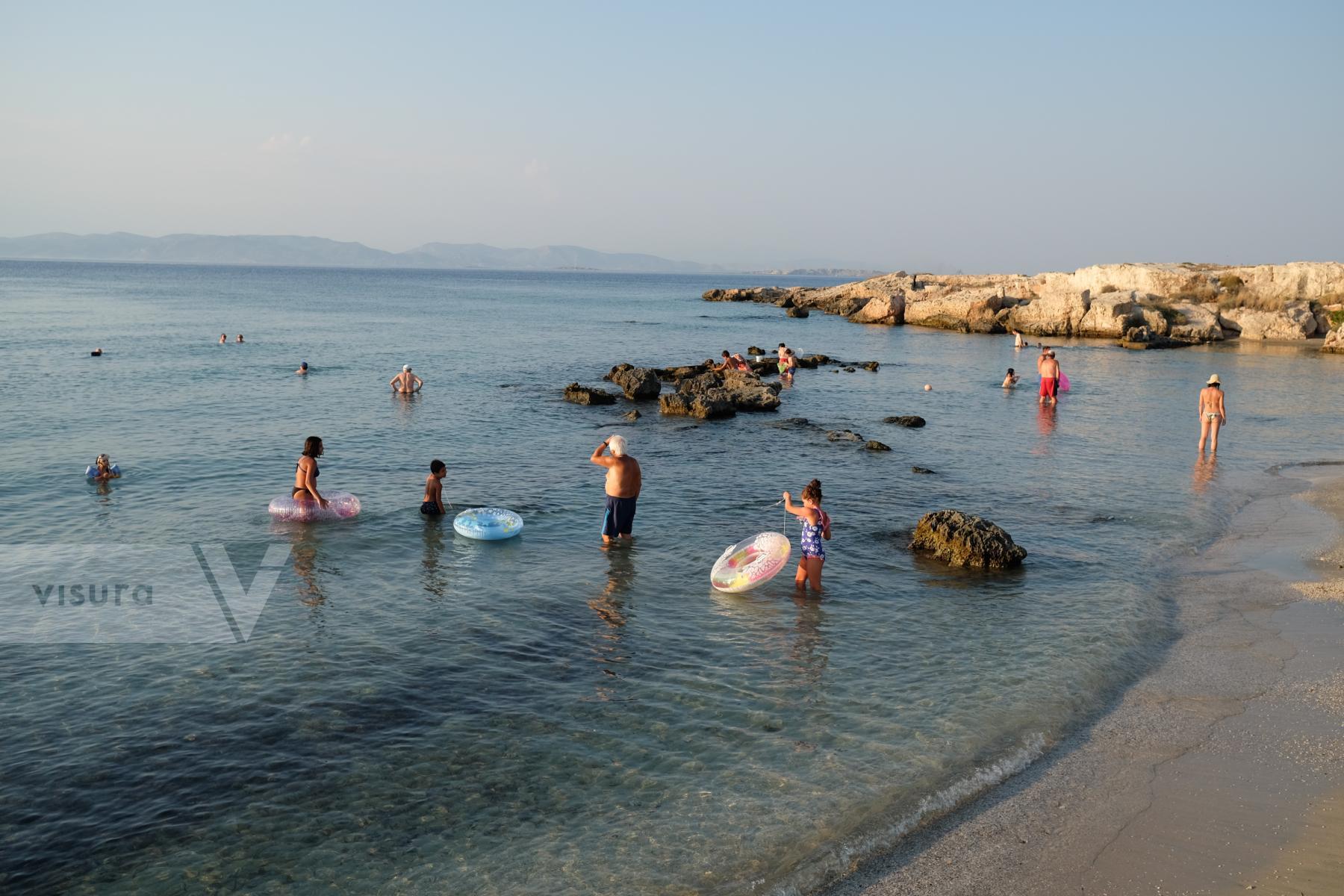 Purchase Beach in Aegina by Alexia Liakounakou