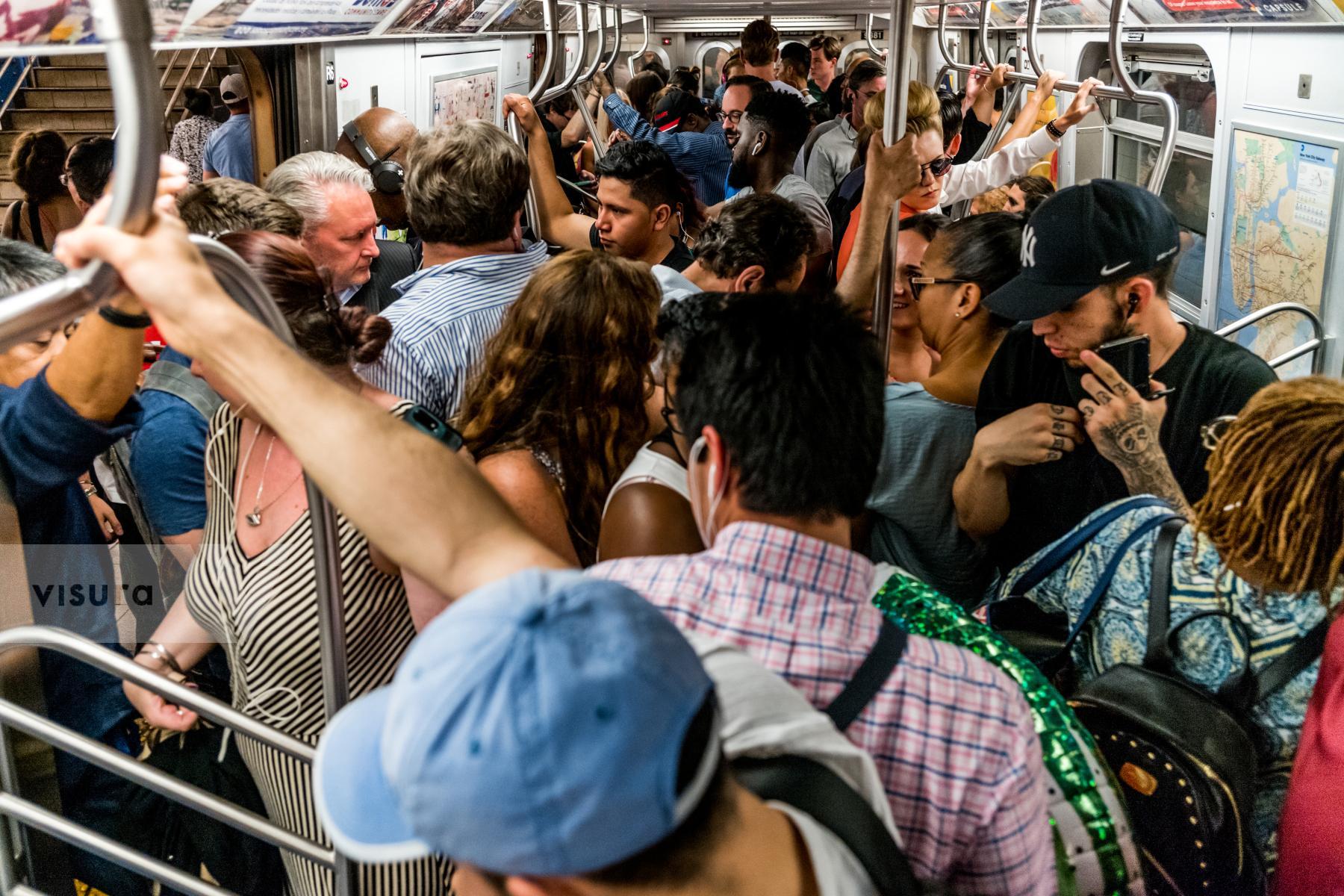 Purchase Rush Hour/NYC Subway 180810928 by Kenneth Nelson