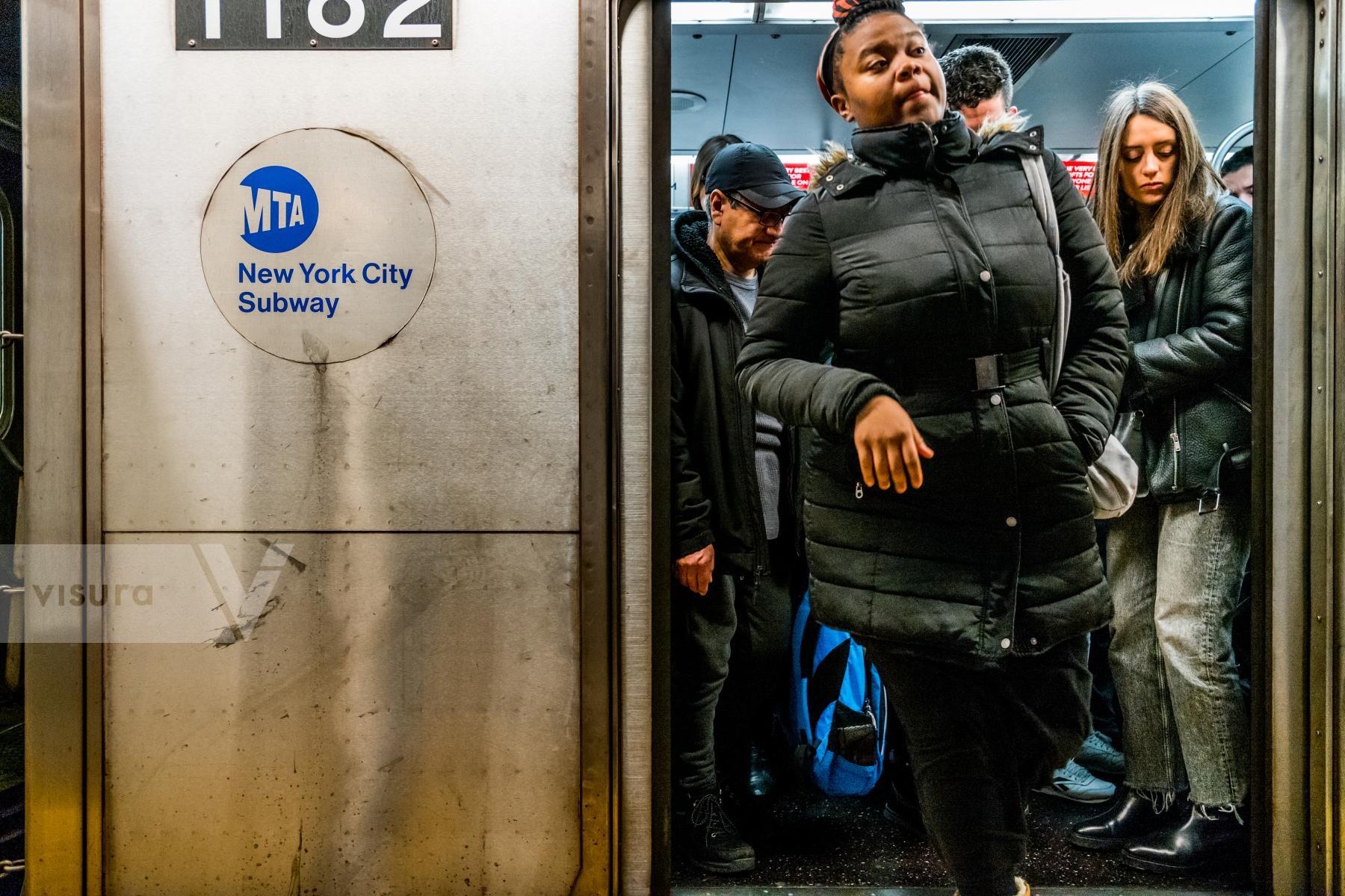 Purchase Rush Hour/NYC Subway 191213145 by Kenneth Nelson