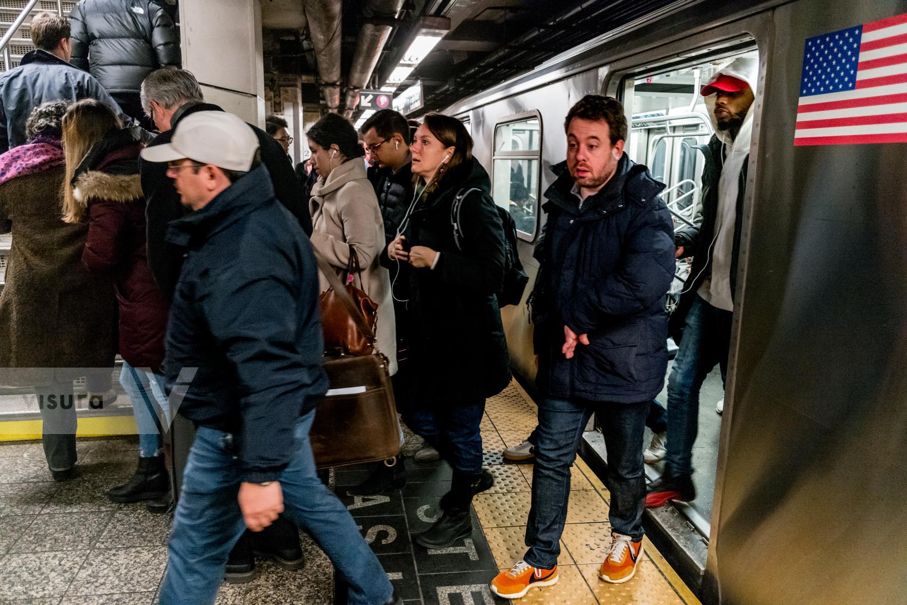 Purchase Rush Hour/NYC Subway 191213177 by Kenneth Nelson