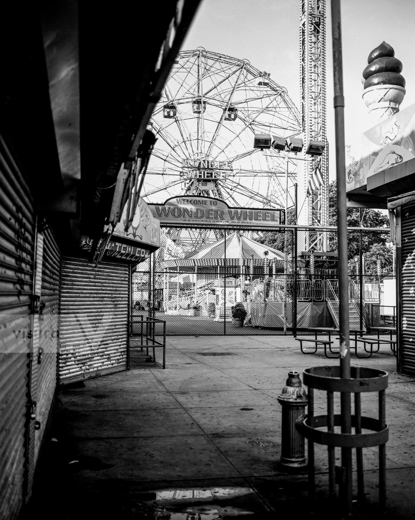Purchase Sunrise on Coney Island 070616303 by Kenneth Nelson