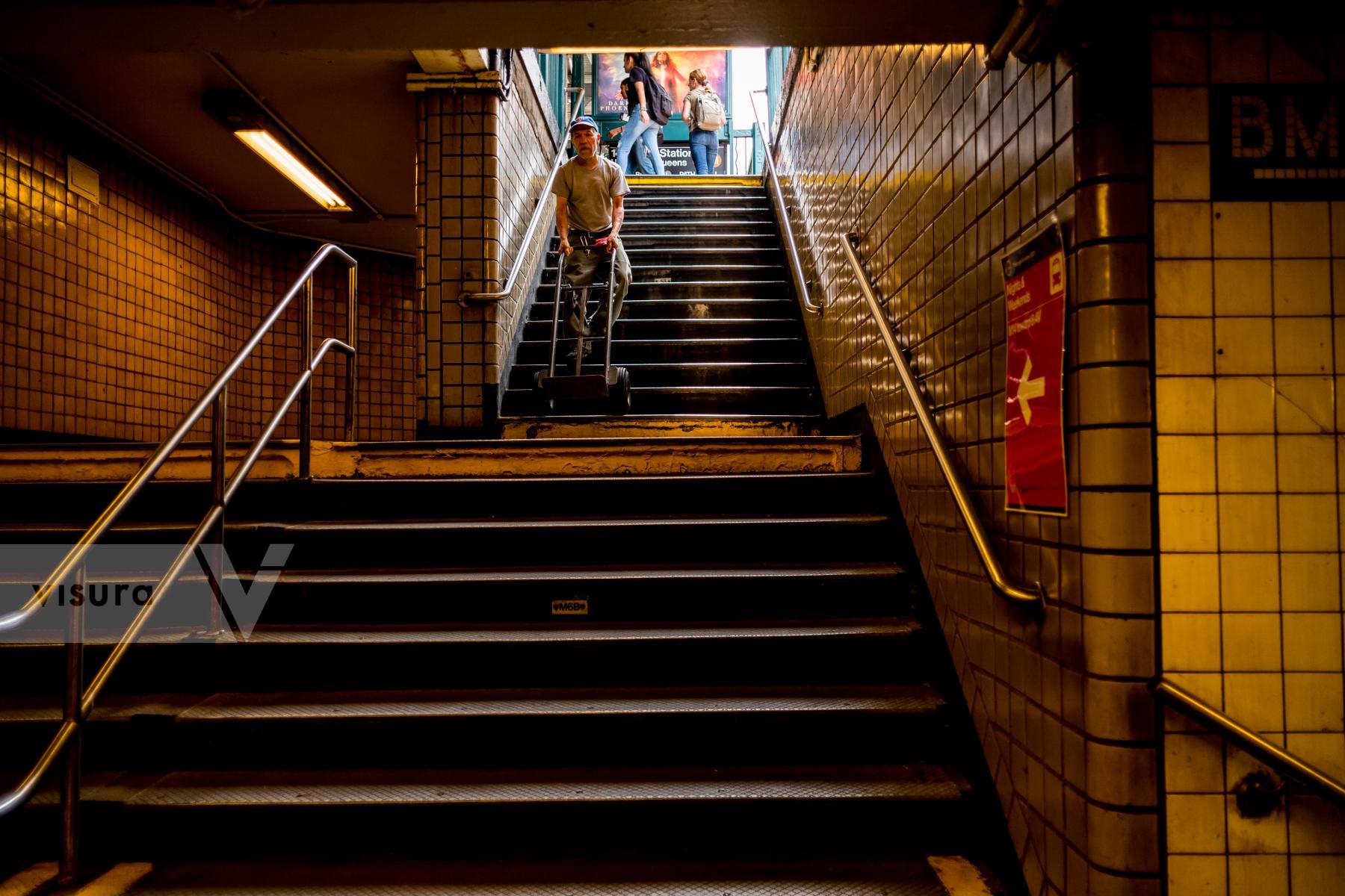Purchase Subway Entrance/Exit 190601026 by Kenneth Nelson
