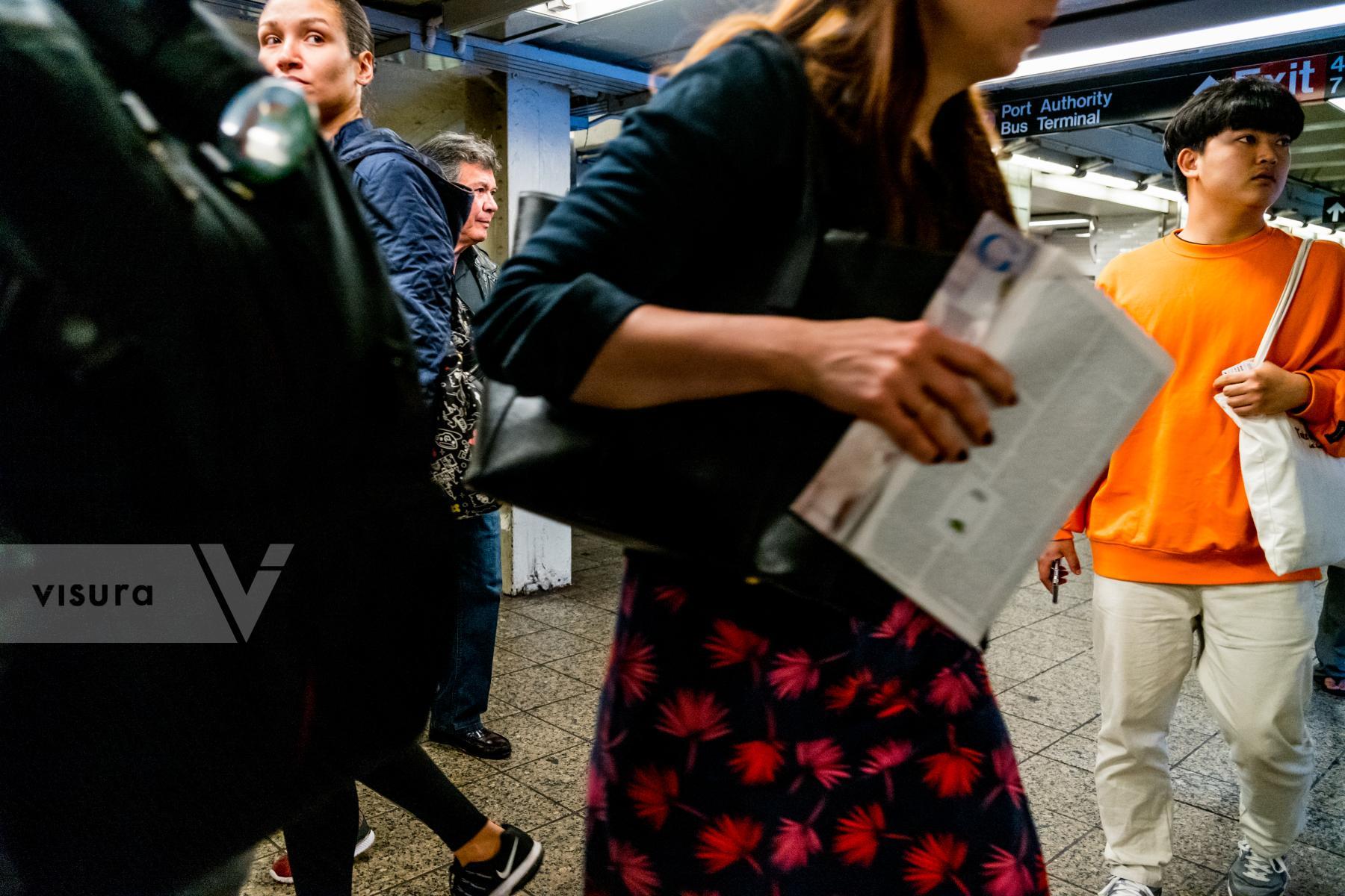 Purchase Rush Hour/NYC Subway 191025120 by Kenneth Nelson