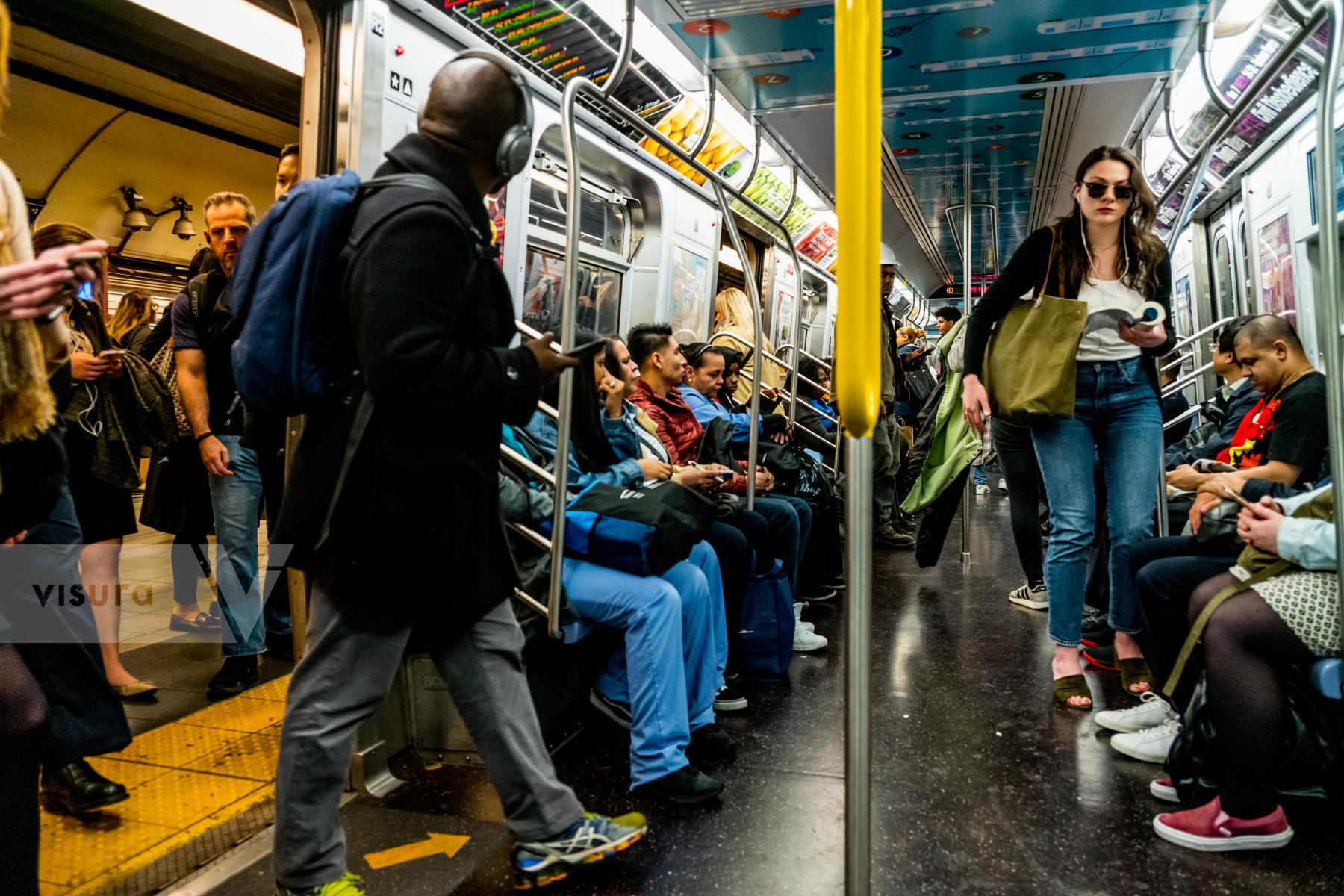 Purchase Rush Hours/NYC Subway 190515010 by Kenneth Nelson