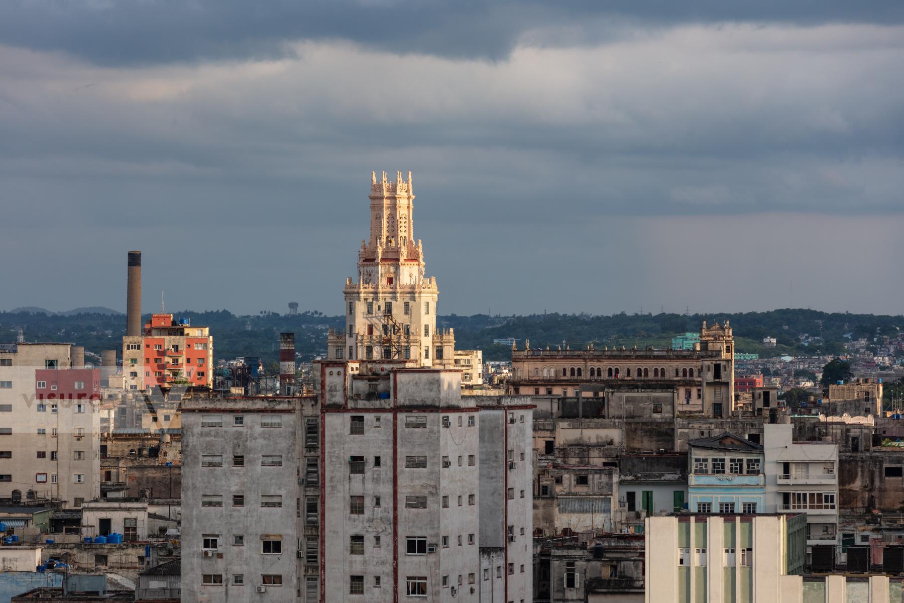 Purchase View of Cuban Telephone Company Building by Silvia Ros