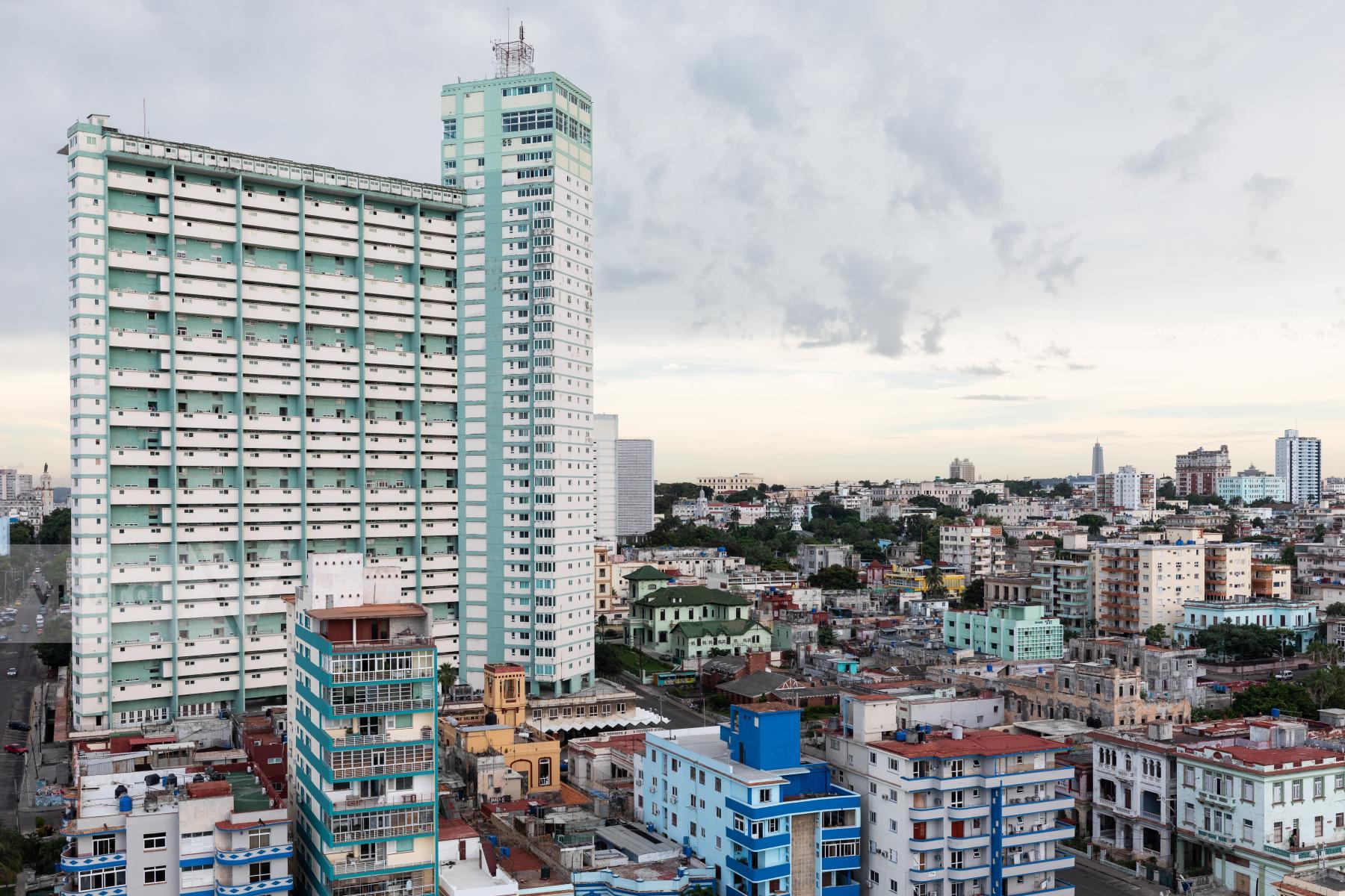 Purchase View of the FOCSA building, Havana skyline by Silvia Ros