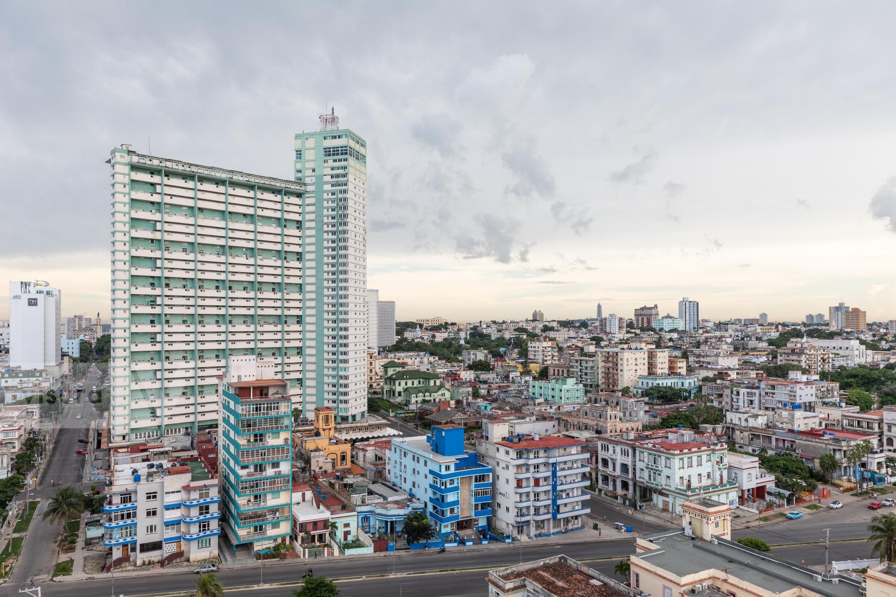 Purchase View of the FOCSA building, Havana skyline by Silvia Ros