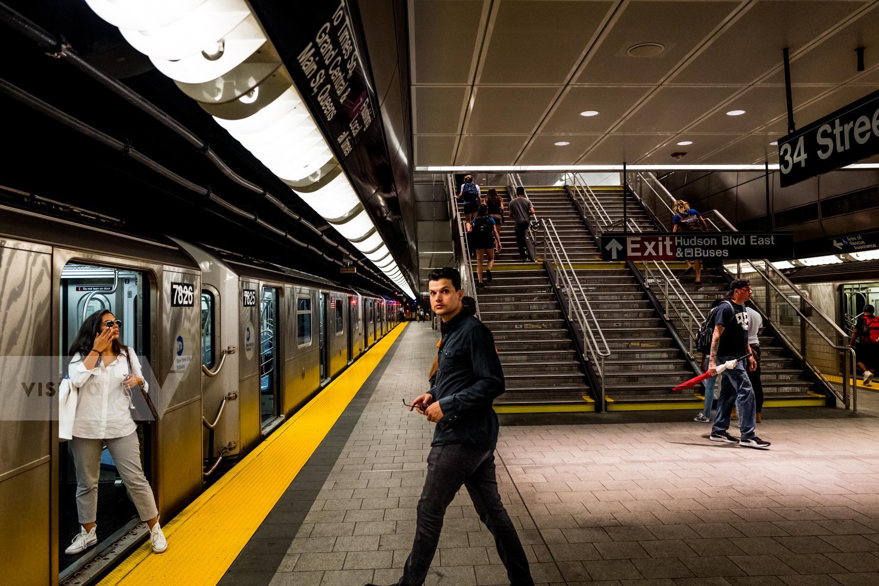 Purchase Hudson Yards Subway Station 160729023 by Kenneth Nelson