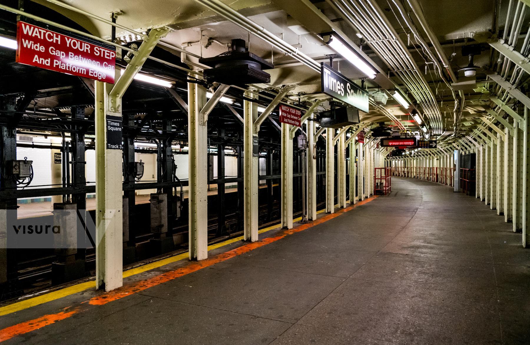 Purchase Times Square Subway Station 180902229 by Kenneth Nelson