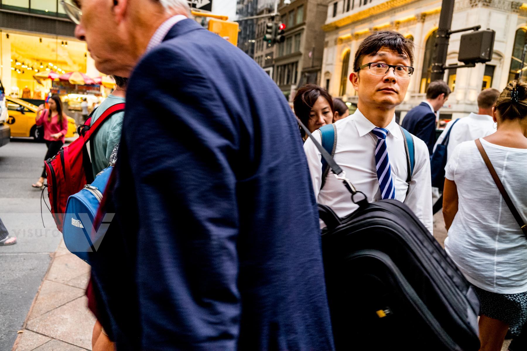 Purchase Rush Hour/Pedestrian Traffic 180906756 by Kenneth Nelson