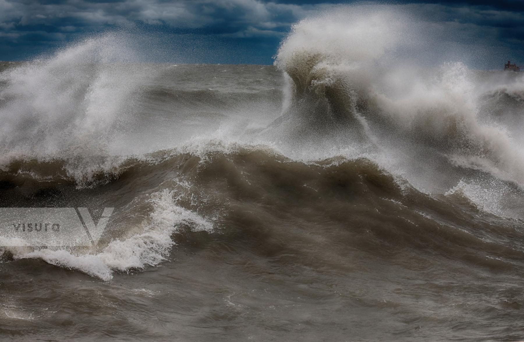 Purchase Waves on Lake Michigan by Jean-Marc Giboux