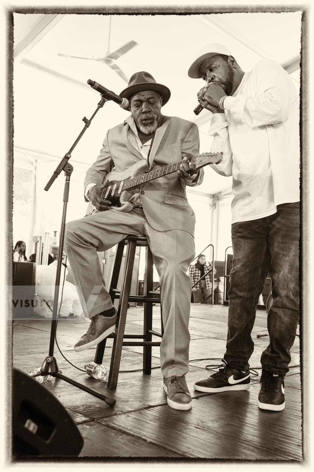 Purchase Lurrie and Steve Bell at the Chicago Blues Festival by Jean-Marc Giboux